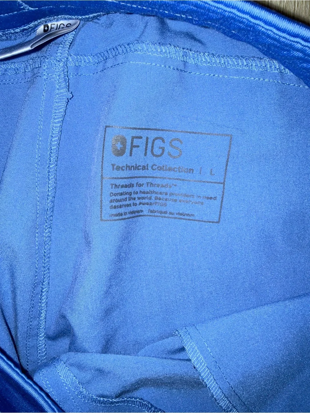 FIGS Women’s Kade Cargo Scrub Pants: Ceil blue